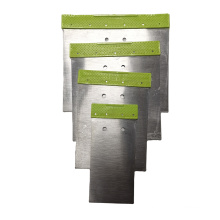 50# Carbon Steel  50 80 100 120mm  Putty Knife  Scraper Green Color PP Handle Paint Scraper